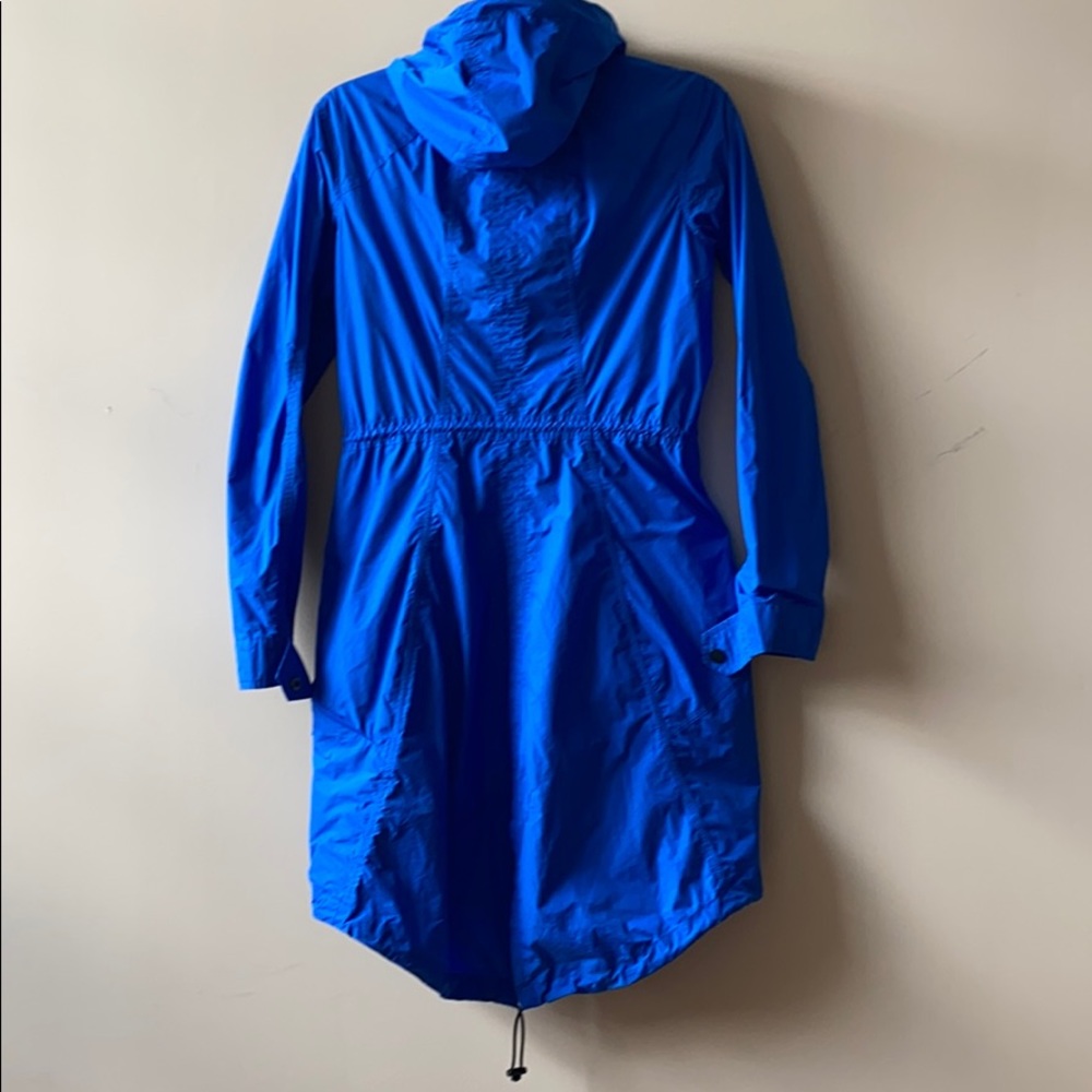 Athleta bright blue raincoat Sz XXS - Picture 13 of 13